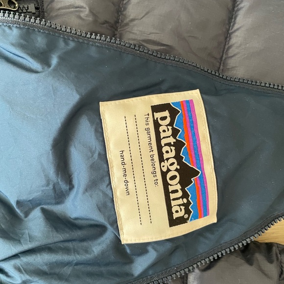 Patagonia Hi Loft Down Bunting Blue 3-6 months - Picture 9 of 9